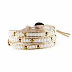 Desert Sand Crystal Beaded Wrap
