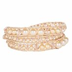Golden Pearl Beaded Wrap
