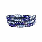 Indigo Beaded Wrap