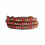 Crimson Beaded Wrap