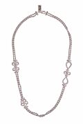 Everlasting Silver Tone Necklace
