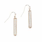 Pearl Ladder Gold Earrings