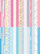 Baby Bundle by Katie Pertiet Pocket Border Strip - Set 30