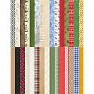 Joyful and Triumphant by Lauren Hinds Pocket Border Strips - Set 30