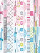 Baby Bundle by Katie Pertiet 2 x 12" Border Strips