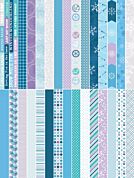 Winter Wonders by Katie Pertiet Pocket Border Strips- Set 30 